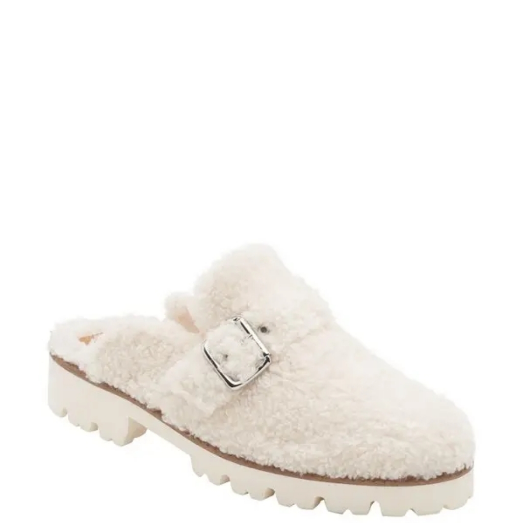 Andre Assous Paola Weather Resistant Mule In Ivory Size 7